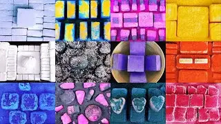 Nonstop crushing @crunchalkdusty colorful reforms and pasted fresh chalk | gymchalk ASMR