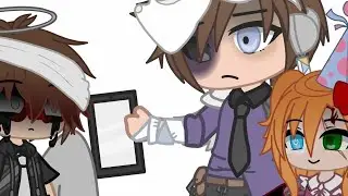 michael showing a meme to his siblings || afton family