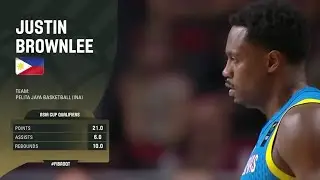 JUSTIN BROWNLEE  GILAS HIGHLIGHT 2023-2024 #justinbrownlee #ginebra #gilaspilipinas #fiba #pba