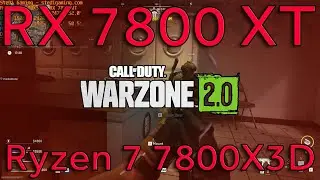 RX 7800 XT: COD Warzone 2.0 Extreme 1440p With R7 7800X3D