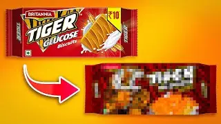 Re-Designing Tiger Biscuits Label Into 