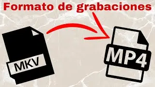 COMO cambiar el FORMATO de grabacion en OBS