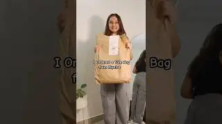 I ORDERED A TOTE BAG FROM MYNTRA H&M #myntrahaul #myntrafinds  #hnmhaul