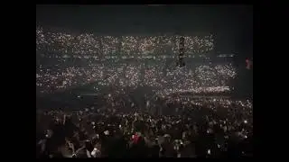 Billie eilish tour the crowd doing the star light thing