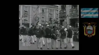 Llegada del presidente Hoover en 1928 al Ecuador