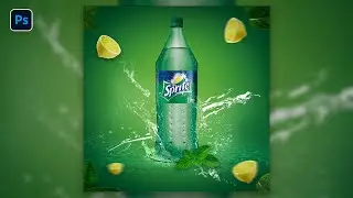 Sprite Advertisement Poster Design in Photoshop | GFX Tutorials