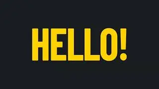 Typography Animation