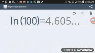 MyScript Calculator Drive Test