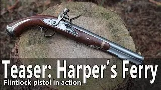 U.S. Harper's Ferry flintock pistol in action - Teaser
