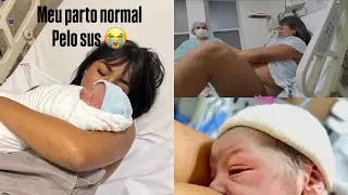 VLOG of my natural birth / birth of ZYON through the SUS 💙👶🏽 I recorded everything😱