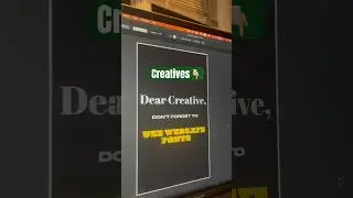 Dear Creative, don’t forget to…👆🏼🫡🔥 #shorts #adobeillustrator #graphicdesign #creative
