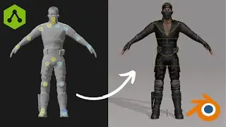 How to rig character with Accu rig and blender