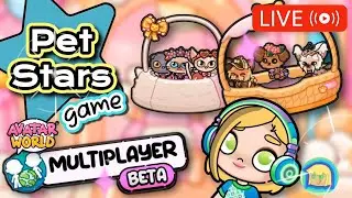 (LIVE) PLAY WITH ME - PET STARS in Avatar World! (gameplay with Lisa)