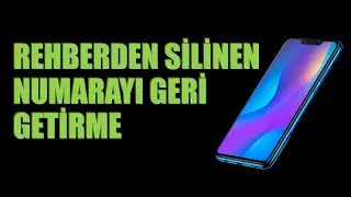 Rehberden Silinen Numarayı Geri Getirme - Rehberden Silinen Kişileri Geri Getirme (Android - Google)