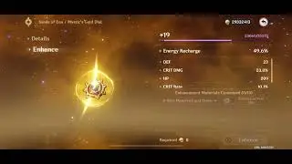 50 CRIT VALUE ARTIFACT ENHANCEMENT (Genshin Impact)