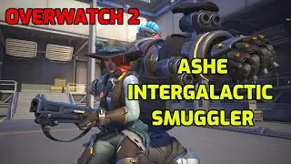 Ashe Intergalactic Smuggler Skin (battle Pass Season 4) Overwatch 2 Legendary Skin