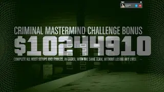 GTA Online - PC - Criminal Mastermind Challenge Complete! Luxor Deluxe!