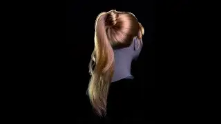Maya Xgen Timelapse (long hair)