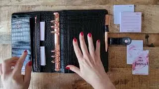 Ringbandplanner flip through