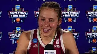Ali Patberg and Teri Moren I Indiana I Press Conference 3-27-2021
