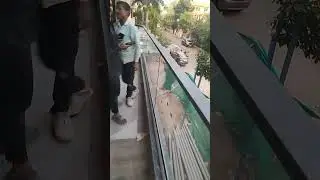aluminium top railing with LED light