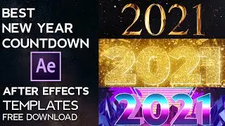 Best New Year 2021 | Countdown Timer | After Effects Templates | Countdown Template | Free Download