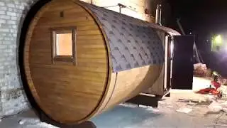 Баня Бочка 6м. (D 2,15) модель "Эксклюзив"
