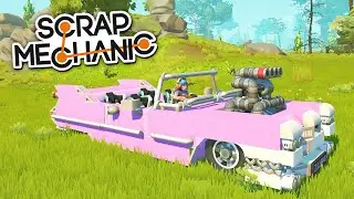 Крутой кадиллак Гомера 👲 из Hit & Run | SCRAP MECHANIC