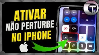 Como Ativar a Função NÃO PERTURBE no iPhone!!