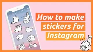 How to make Instagram Stickers | Gifs in Procreate tutorial | Olguioo