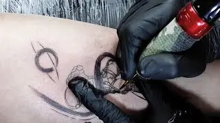 Astronaut  Tattoo | Time Lapse | Real Time