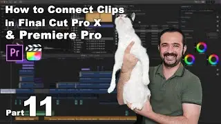 How to Connect Clips in Final Cut Pro X & Premiere Pro کانکت و گروپ کردن کلیپ‌ها در فاینال و پریمیر