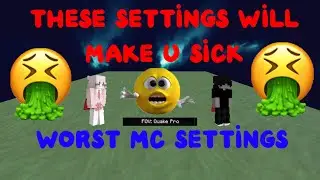dont play with these minecraft settings...