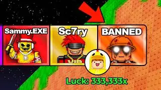 I Found CURSED OWNER Zones In Kick A Lucky Block..