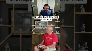 GRANDPA RELIVING WW2 IN CALL OF DUTY #shorts
