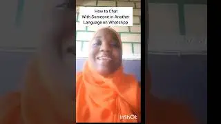 How to chat with someone in another language in Whatsapp #whatsapp