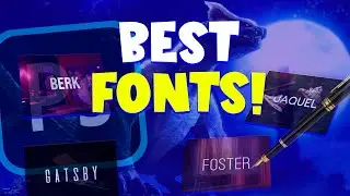 Best Fonts #Fonts #photoshop