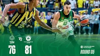 Φενέρμπαχτσε - Παναθηναϊκός AKTOR 76-81 | Highlights | Euroleague | 5η Αγωνιστική (25/10/2024)
