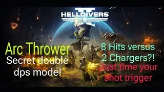 Helldivers 2 - Arc Thrower | Best Weapon 💯 | Fast Firing Mode