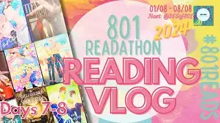 801 READATHON 2024 READING VLOG #801Reads || 7th - 8th August