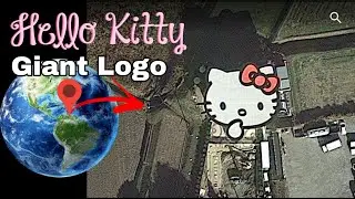 Hello Kitty Giant Logo!😱 found on google earth🌎