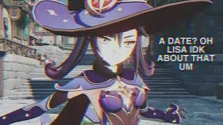 Mona takes you to the library (Genshin ASMR)
