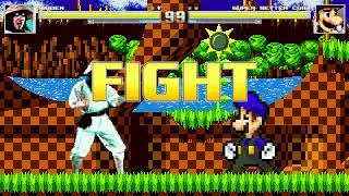 Raiden vs Luigi MUGEN BATTLE