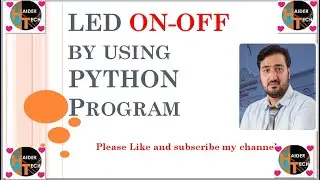 Python Program in Raspberry Pi to Blink LED
