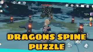 A Land Entombed Quest - Dragon Spine Puzzle (3 Chest Here) Genshin Impact