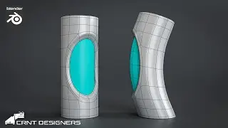 How to create elliptical cut on cylinder _ blender subdivision surface modeling
