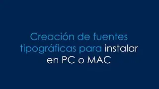 Fuentes tipografica digitales