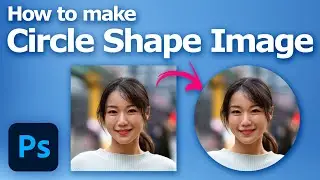 Photoshop how to make circle photo