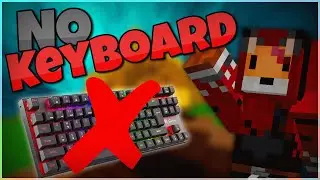 Winning a Bedwars game with just a mouse | Hypixel Bedwars