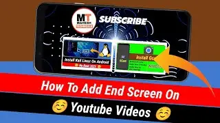Youtube End Screen - How To Add End Screen On Youtube Video 2021 On Android Phone